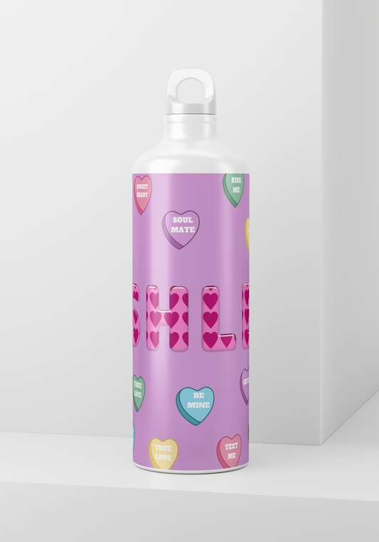 Customizable Candy Heart Tumbler Wrap