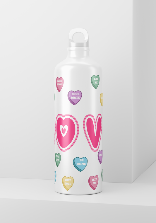 Candy Heart Tumbler Wrap